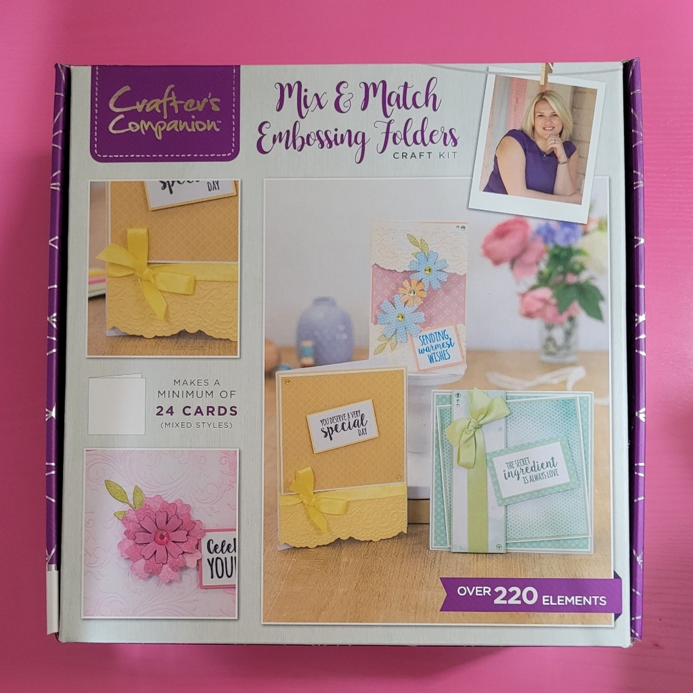 Crafter's Companion Mix And Match Embossing Folders Craft Kit #39
